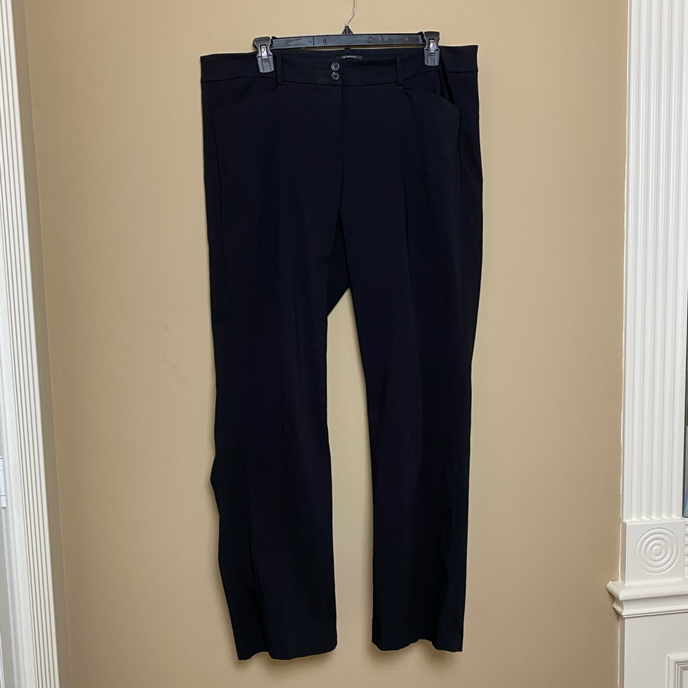 Lane Bryant plus size black dress pants